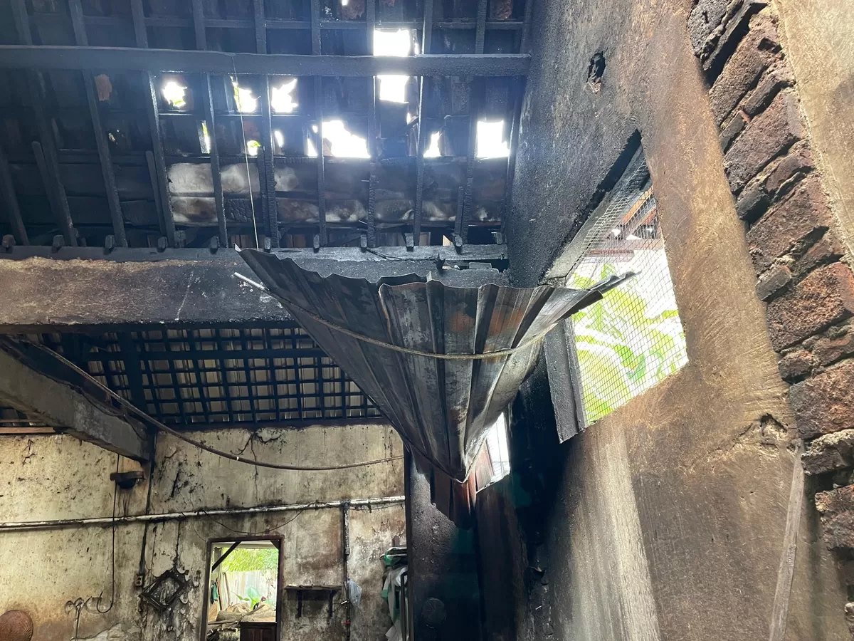 Dapur Pabrik Tahu di Petukangan, Wiradesa Pekalongan Terbakar: Diduga Akibat Api Tungku - Infopekalongan.id